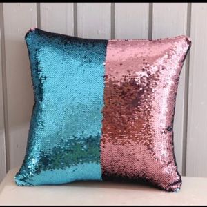4 x Mermaid Pillows 16" Pink/Silver covers
